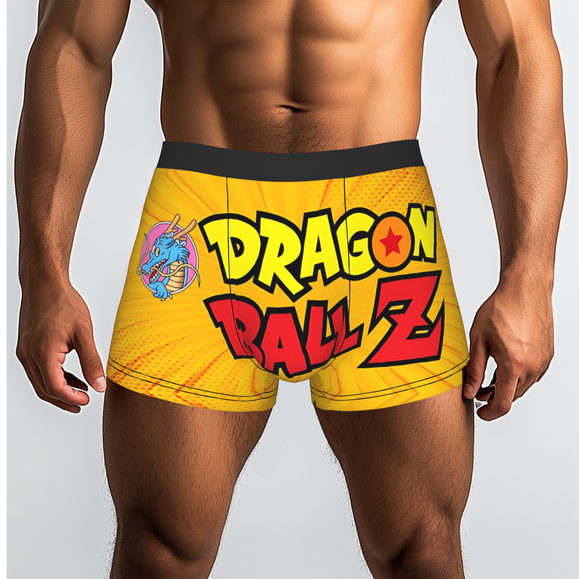 Boxer Shorts Modal - Celana Boxer Tema Gaya Manga Dragon
