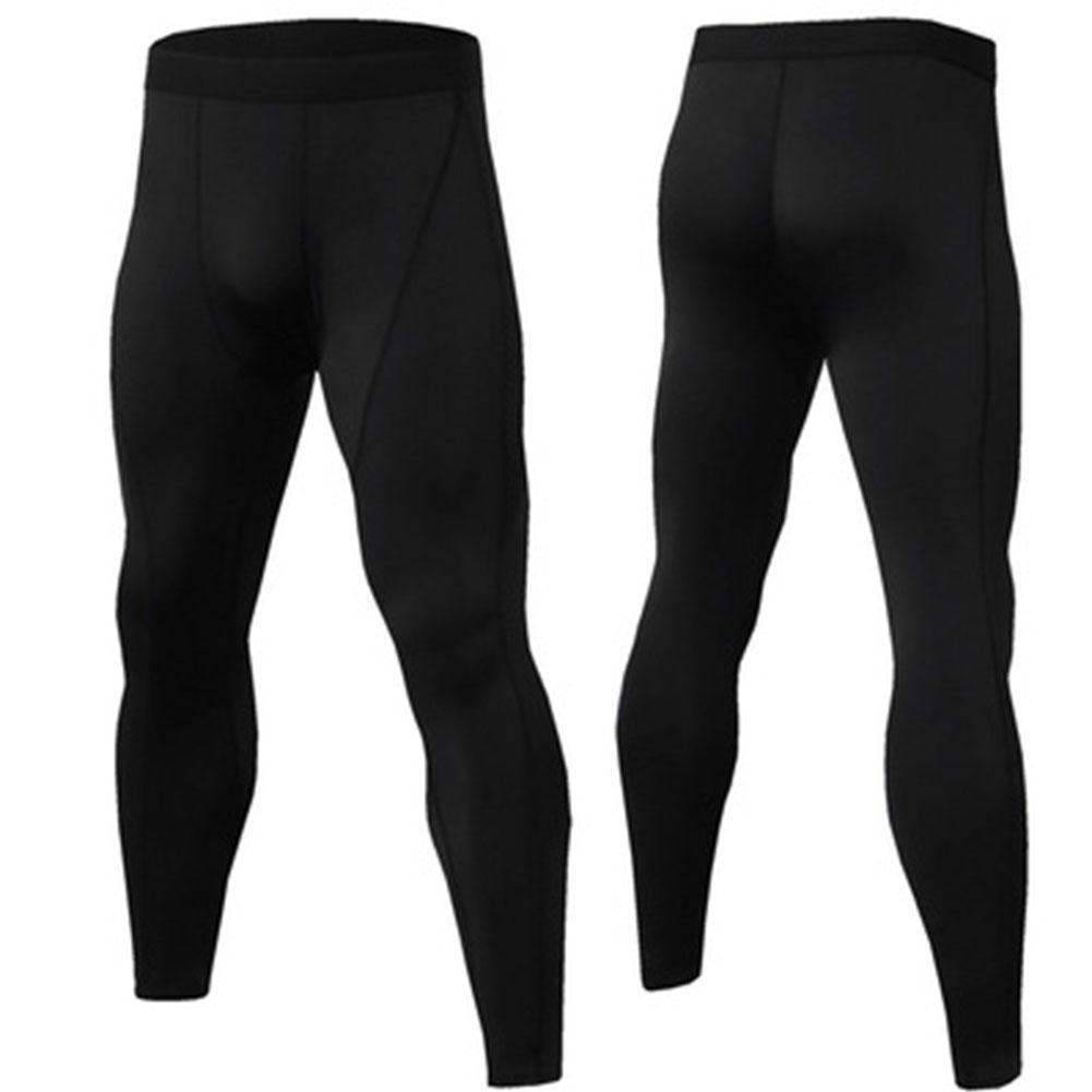 Compression Long Pant - Celana legging Gym pria, Bawahan latihan