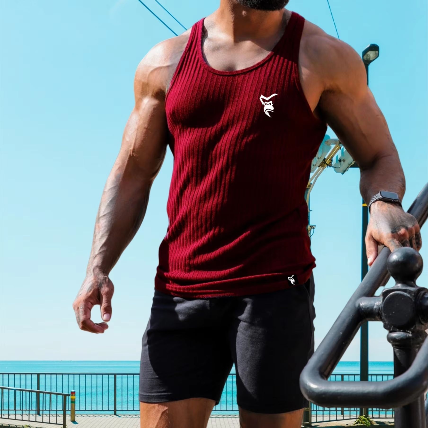 Tank Top Lari Cepat Kering Pri - Sleeveless Undershirt ulasan dan harga