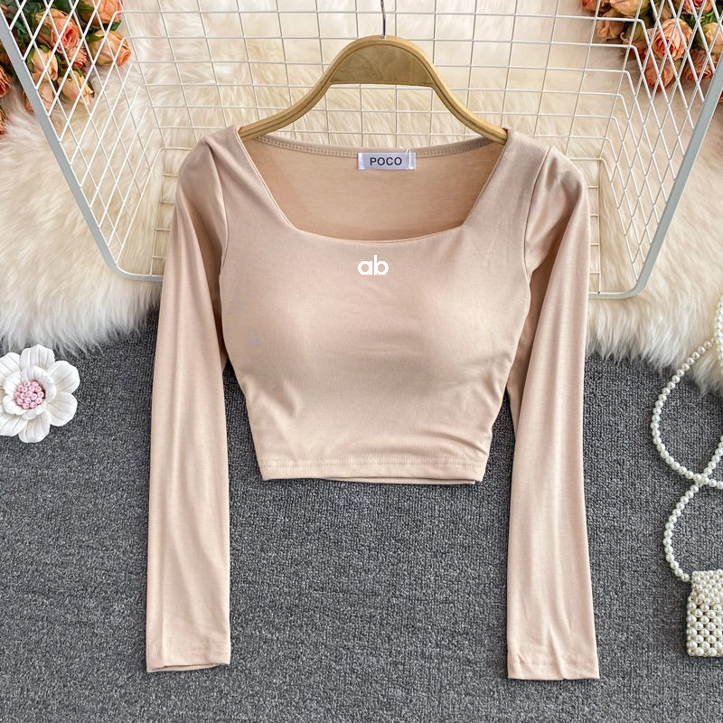 Kaos Wanita Korea Fashion Kera - Base Layer Top ulasan dan harga